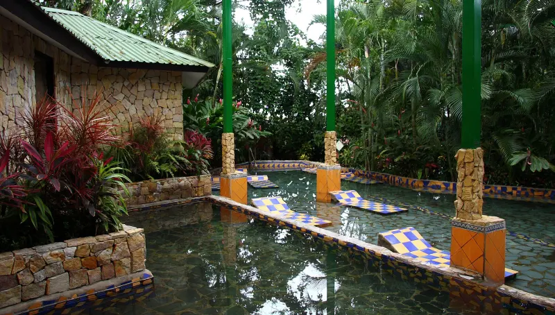 Aguas termales en La Fortuna